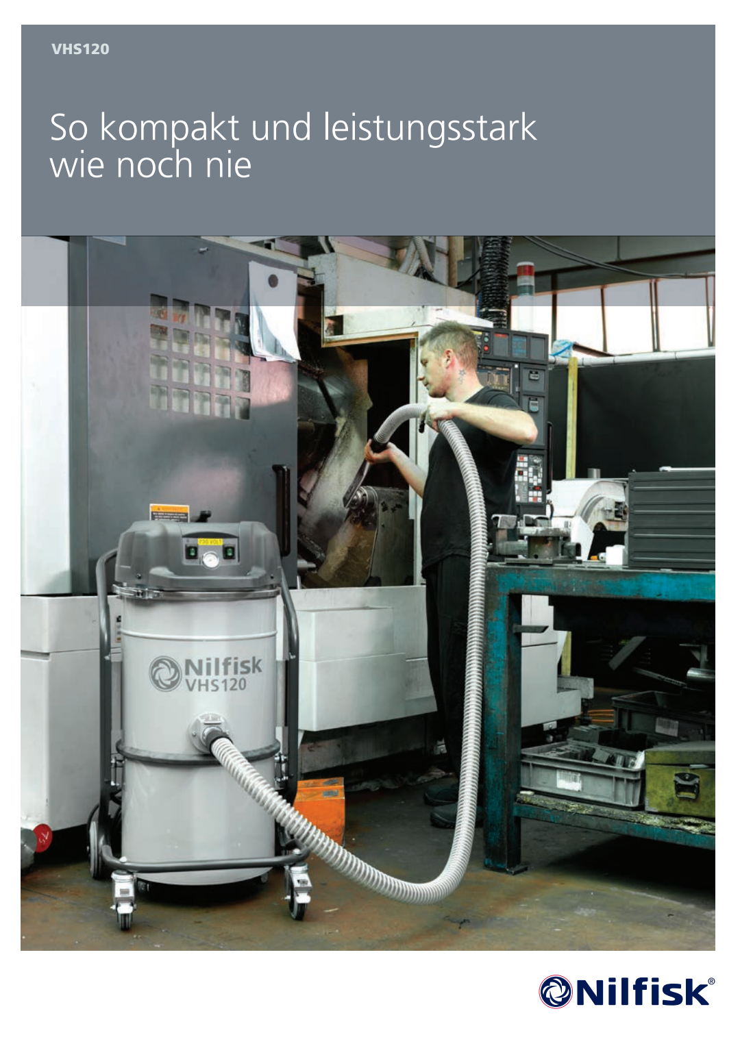 DE AT CH VHS120 Industrial Vacuum Cleaners Brochure